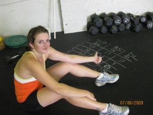 CrossFit Victoria BC - Catherine after defeating the WOD