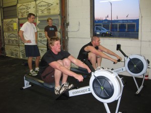 CrossFit Victoria BC - the guyz rocking a Metcon exercise